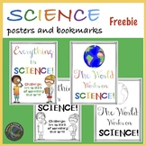 Science Posters and Bookmarks Freebie!