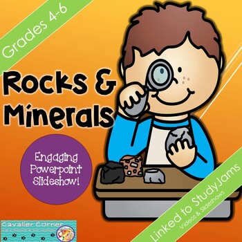 Preview of Science PowerPoint-Rocks & Minerals Grades 4-6 NGSS