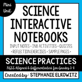 Scientific Method & Science Practices Interactive Notebook Unit | Editable Notes