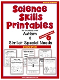 Science Printables for Students with Autism & Similar Spec
