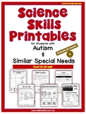 Science Printables for Students with Autism & Similar Spec
