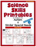 Science Printables for Students with Autism & Similar Spec