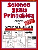 Science Printables for Students with Autism & Similar Spec