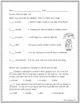 worksheet science process skills