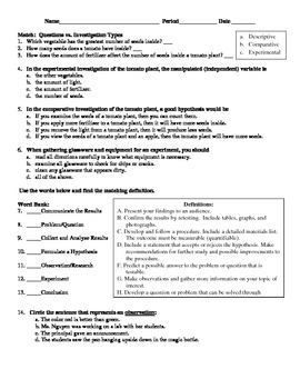 science process skills quiz 1 by sci teach teachers pay