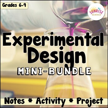 Preview of Experimental Design Activities Scientific Method Notes CER Project