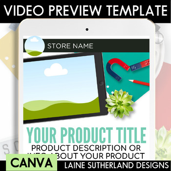 Preview of Science Product Preview Video | Canva Template | Science