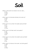 Science: Properties of Various Types of Soils Quiz