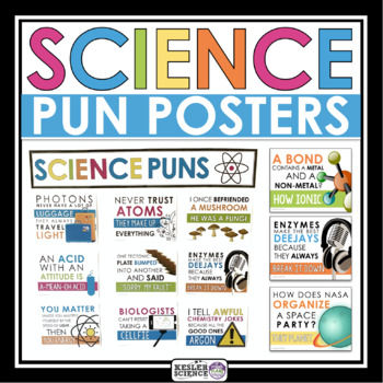 Preview of Science Puns – Bulletin Board Classroom Posters