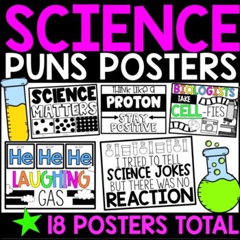 Preview of Science Puns Posters