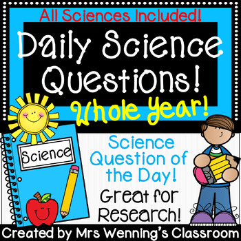 Science Question of the Day (for all sciences)! Whole Year!!