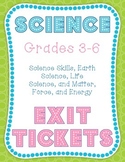 Science Quick Checks, Review Questions, and Exit Tickets
