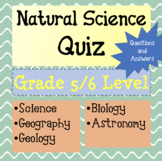 Science Quiz/Test (Science, Geography, Biology, Astronomy,