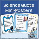 Science Quote Mini Posters - Freebie!