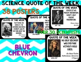 Science Quote of the Week- Blue Chevron