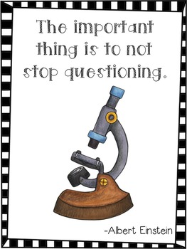 Science Quotes for the Classroom by Science for Kids by Sue Cahalane