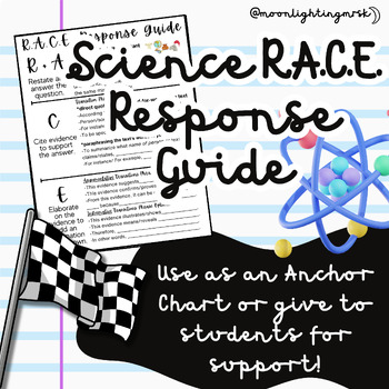 Preview of Science R.A.C.E. Response Guide/ Anchor Chart