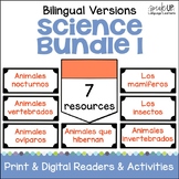 Bilingual Science Readers & Activities - Print & Digital B