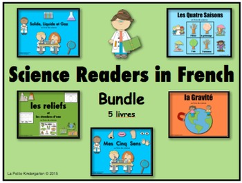 Preview of Science Readers bundle in French (des livres de Science)