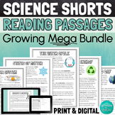 Science Reading Comprehension Passages Growing MEGA Bundle