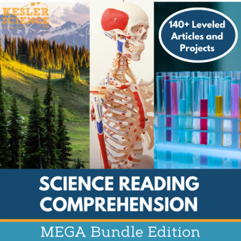 Preview of Science Reading Comprehension - MEGA BUNDLE Vol 2, 3, 4