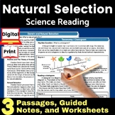 Science Reading Comprehension Passages: Evolution through 