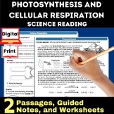 Photosynthesis and Cellular Respiration Science Reading Co