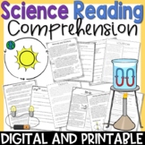 Science Reading Comprehension Passages & Questions Through