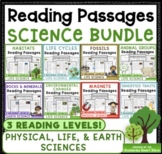Science Reading Comprehension Passages and Questions Bundle