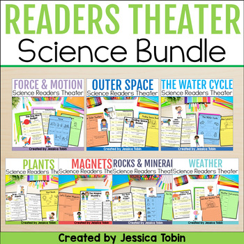 Preview of Science Reading Comprehension Readers Theater Scripts Bundle