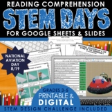 Science Reading Passage + Summer STEM Activities for Natio