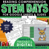 Science Reading Passage and Summer STEM Activities for Leftie Day