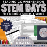 Science Reading Passage and Summer STEM Activities for Plu