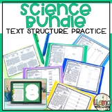 Ecosystem Reading Worksheets with Text Structure Practice in English &  Spanish