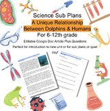 Science Reading/Sub Plans: A Unique Relationship Between D