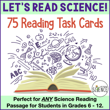 Preview of Science Reading Task Cards