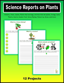 Preview of Science Reports on Plants