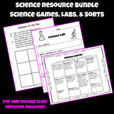 Science Resource Bundle - Science Games, Labs, & Sorts - P
