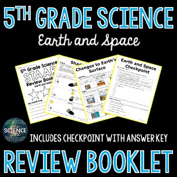 Preview of Science Review Booklet - Earth and Space - 5th Grade (NEW TEKS)