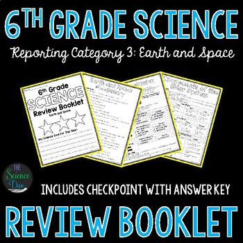 Preview of Science Review Booklet - Earth and Space - 6th Grade