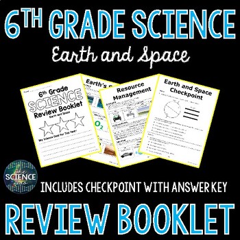 Preview of Science Review Booklet - Earth and Space - 6th Grade (NEW TEKS)