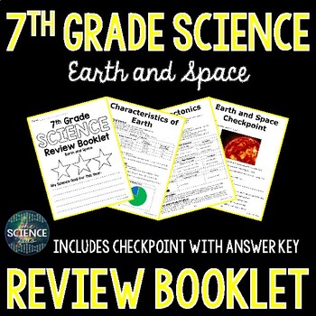 Preview of Science Review Booklet - Earth and Space - 7th Grade (NEW TEKS)
