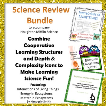 Preview of Science Review Cooperative Learning Bundle