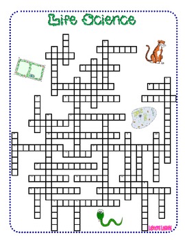 Science Review Crossword Puzzles - Three Pack by LaRock's Lessons