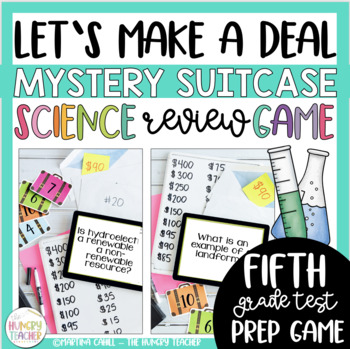 Preview of Science Review Game for Science Test Prep and Review for 5th and 6th Grade