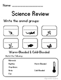 Science Review - Life Systems: Animals Unit Grade 2 - Onta