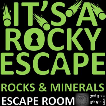 Preview of Science: Rocks and Minerals ESCAPE ROOM - 9 Activities (inc. Fossilization)