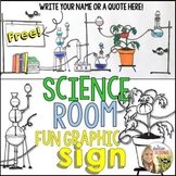 Science Room Sign Printable Free