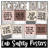 Science Rules Lab Safety Posters | Science Classroom Decor