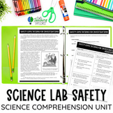 Science Safety Activity - Science Reading Comprehension Pa